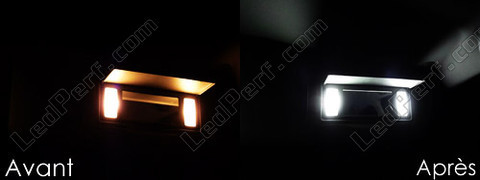 LED sminkspeglar solskydd Renault Megane 1 phase 2