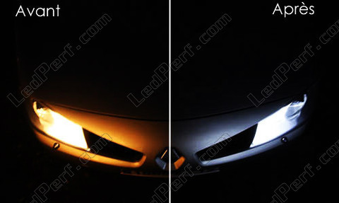 LED-lampa parkeringsljus xenon vit Renault Megane 2
