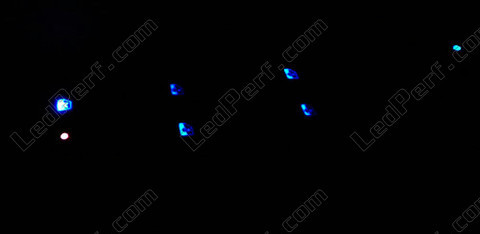 LED knappar till fönsterhiss blå Renault Modus
