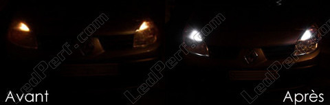 LED-lampa parkeringsljus xenon vit Renault Scenic 2