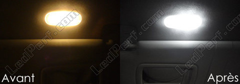 LED sminkspeglar solskydd Renault Scenic 3
