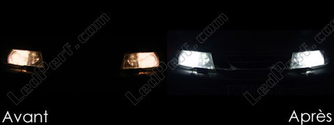 LED-lampa parkeringsljus xenon vit Saab 9-5