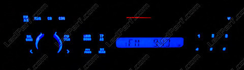 LED bilradio blå Seat Leon 1M
