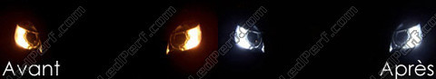 LED-lampa parkeringsljus xenon vit Skoda Fabia 2