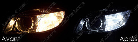 LED-lampa parkeringsljus xenon vit Skoda Fabia 2