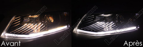 LED-lampa parkeringsljus xenon vit Skoda Octavia 3