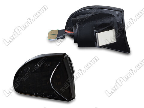 Sidovy av dynamiska LED-sidoblinkers för Smart Fortwo II - Rökfärgad svart version