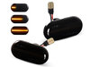 Dynamiska LED-sidoblinkers för Smart Fortwo III - Rökfärgad svart version