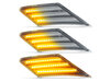 Belysning av sekventiella transparenta LED-blinkers för Subaru BRZ