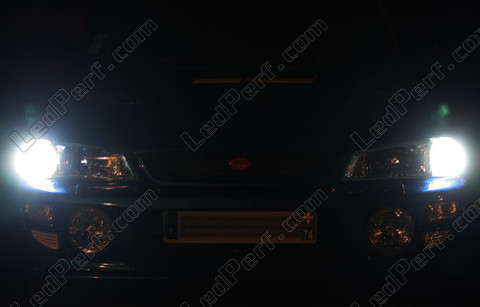 LED-lampa parkeringsljus xenon vit Subaru Impreza GC8