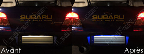LED skyltbelysning Subaru Impreza GD GG