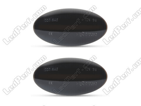 Framvy av dynamiska LED-blinkers för Suzuki SX4 - Rökfärgad svart färg