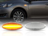Dynamiska LED-sidoblinkers för Toyota Auris MK1
