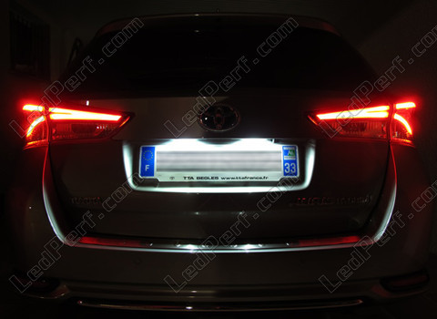 LED skyltbelysning Toyota Auris MK2 Tuning