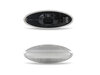 Kontakter för sekventiella LED-blinkers för Toyota Aygo - transparent version