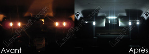 LED-lampa sminkspeglar solskydd Toyota Corolla Verso