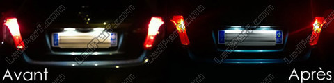 LED-lampa skyltbelysning Toyota Yaris 3