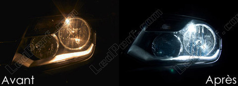LED-lampa parkeringsljus xenon vit Volkswagen Amarok