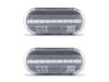 Framvy av sekventiella LED-blinkers för Volkswagen Bora - Transparent färg