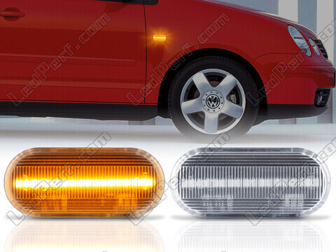 Dynamiska LED-sidoblinkers för Volkswagen Bora