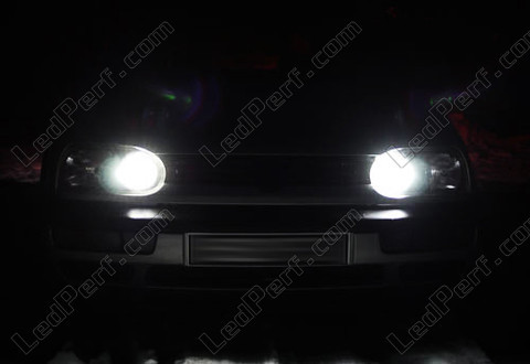 LED-lampa parkeringsljus xenon vit Volkswagen Golf 3