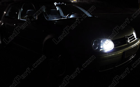 LED-lampa parkeringsljus xenon vit Volkswagen Golf 4