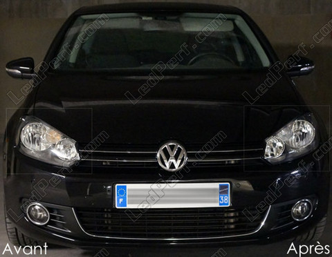 LED-lampa kromade blinkers Volkswagen Golf 6