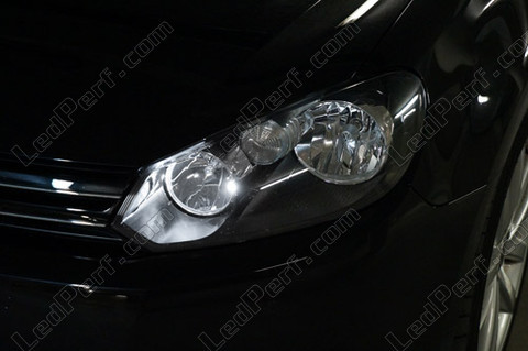 LED-lampa parkeringsljus xenon vit Volkswagen Golf 6