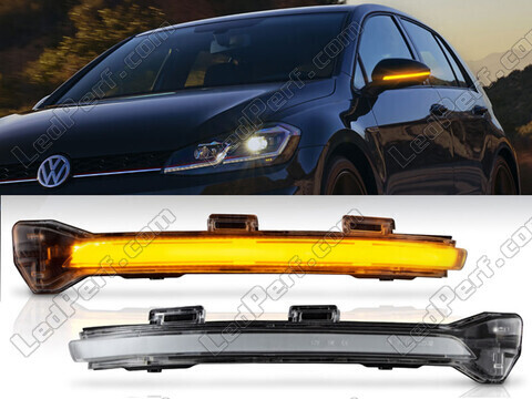 Dynamiska LED-blinkers för Volkswagen Golf 7 sidospeglar