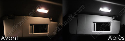 LED-lampa sminkspeglar solskydd Volkswagen Passat B7