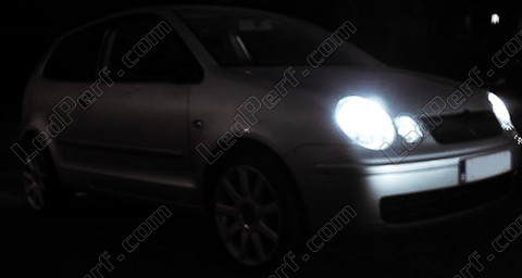 LED-lampa parkeringsljus xenon vit Volkswagen Polo 4 (9N1)