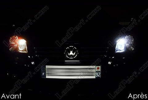 LED-lampa parkeringsljus xenon vit Volkswagen Polo 4 (9N3)