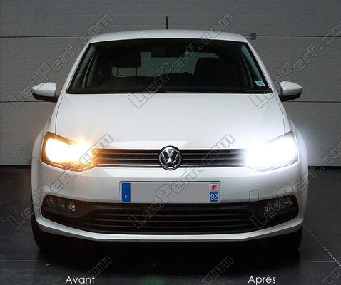 LED-halvljus Volkswagen Polo 6R 6C1
