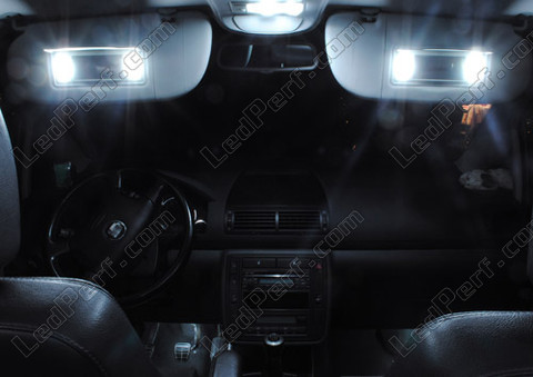 LED sminkspeglar solskydd Volkswagen Sharan 7M 2001-2010