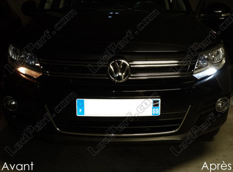 LED parkeringsljus xenon vit Volkswagen Tiguan Facelift