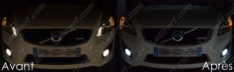 lampa Xenon effekt dimljus Volvo C30 LED