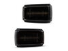 Framvy av dynamiska LED-blinkers för Volvo C70 - Rökfärgad svart färg