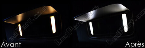 LED-lampa sminkspeglar solskydd Volvo S40 II