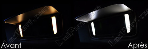 LED-lampa sminkspeglar solskydd Volvo V50