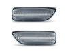 Framvy av sekventiella LED-blinkers för Volvo V70 II - Transparent färg
