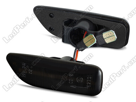 Sidovy av dynamiska LED-sidoblinkers för Volvo XC90 - Rökfärgad svart version