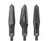 Sekventiella LED-blinkers för Aprilia Mana 850 GT från olika vinklar.