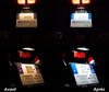 LED skyltbelysning före och efter Aprilia RS 125 Tuono Tuning
