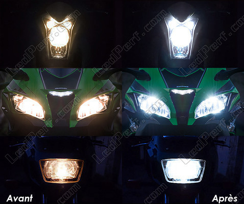 LED-lampa LED-ljus för halvljus och helljus Aprilia RS 250