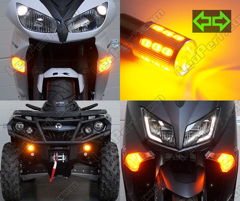 LED främre blinkers BMW Motorrad F 650 CS Tuning
