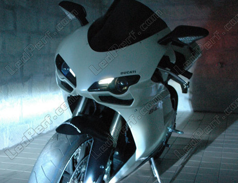 LED parkeringsljus xenon vit Ducati 848 Superbike