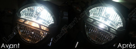 LED parkeringsljus xenon vit Ducati Monster 696 796 1100S Evo