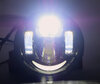 LED-strålkastare för Harley-Davidson Fat Bob 1584 - Godkända runda motorcykeloptik