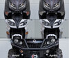 LED-lampa främre blinkers Indian Motorcycle Chief deluxe deluxe / vintage / roadmaster 1720 (2009 - 2013) före och efter