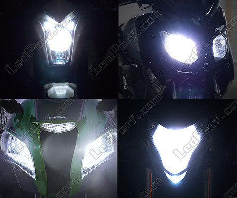LED Strålkastare Kawasaki KMX 125 Tuning